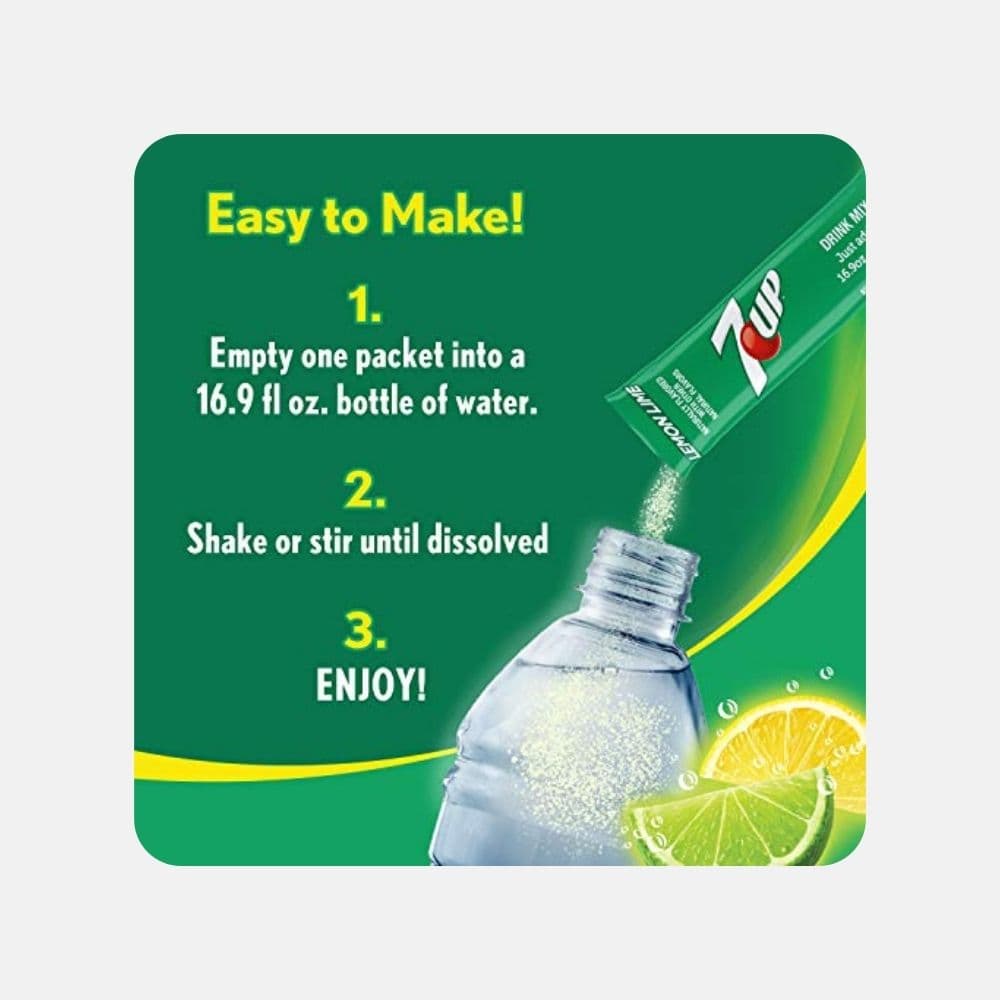 7 Up Lemon Lime Drink Mix 22g 2