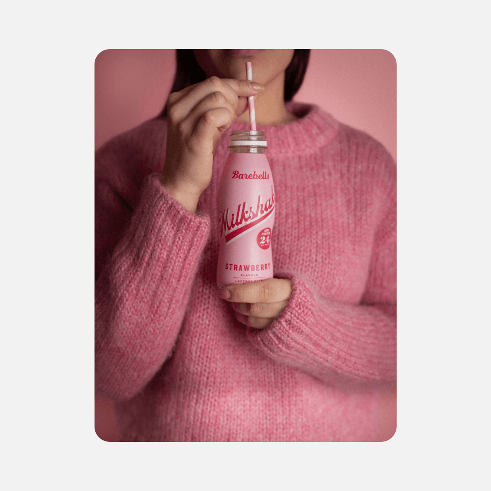 Barebells Milkshake Strawberry 330 Ml 3