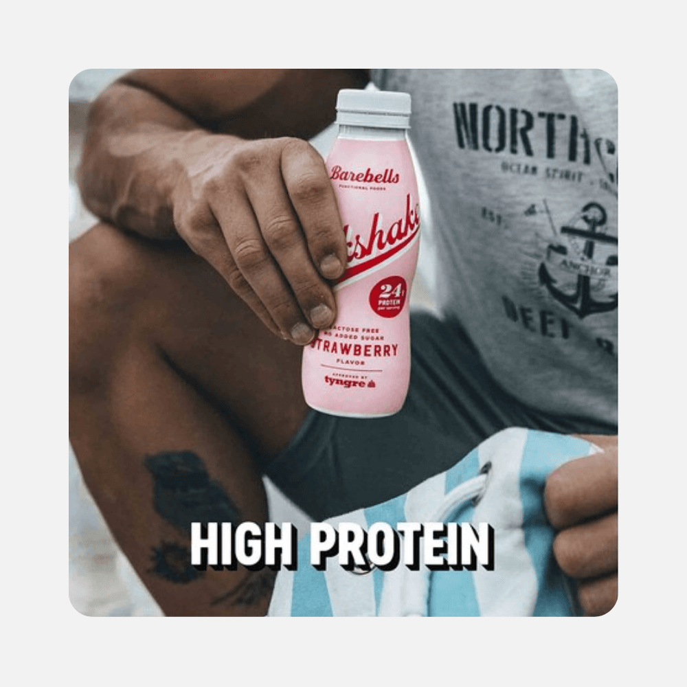 Barebells Milkshake Strawberry 330 Ml 4