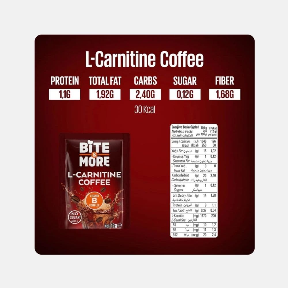 Bite More L Carnitine Coffee 120g 3