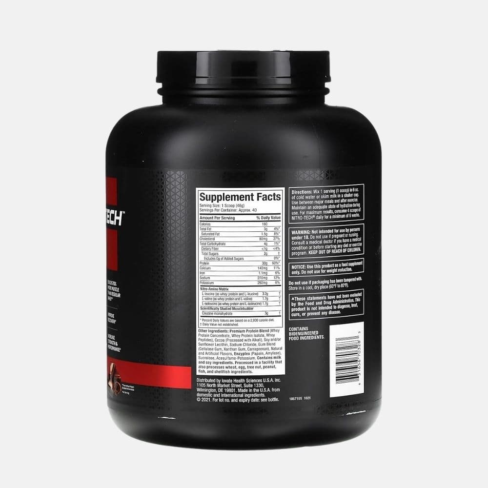 Muscletech Nitro Tech Milk Chocolate 18kg 3
