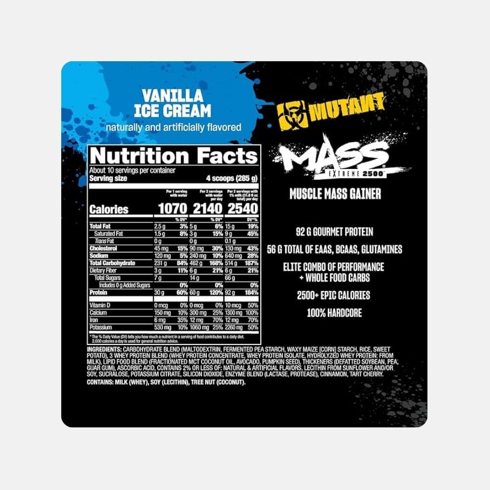 Mutant Extreme 250 Vanilla 227kg 4