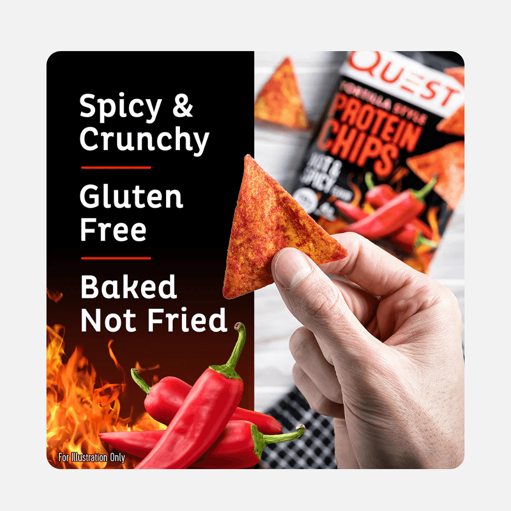 Quest Protein Chips Hot Spicy 32g 4