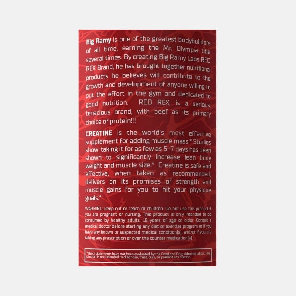 Red Rex Creatine 5000mg 300g 2