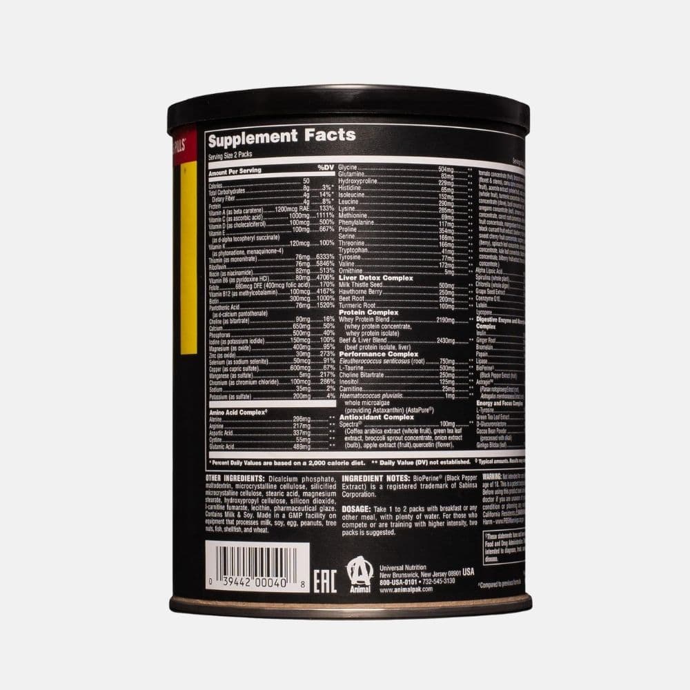 Universal Animal Pak 30 Packs 4