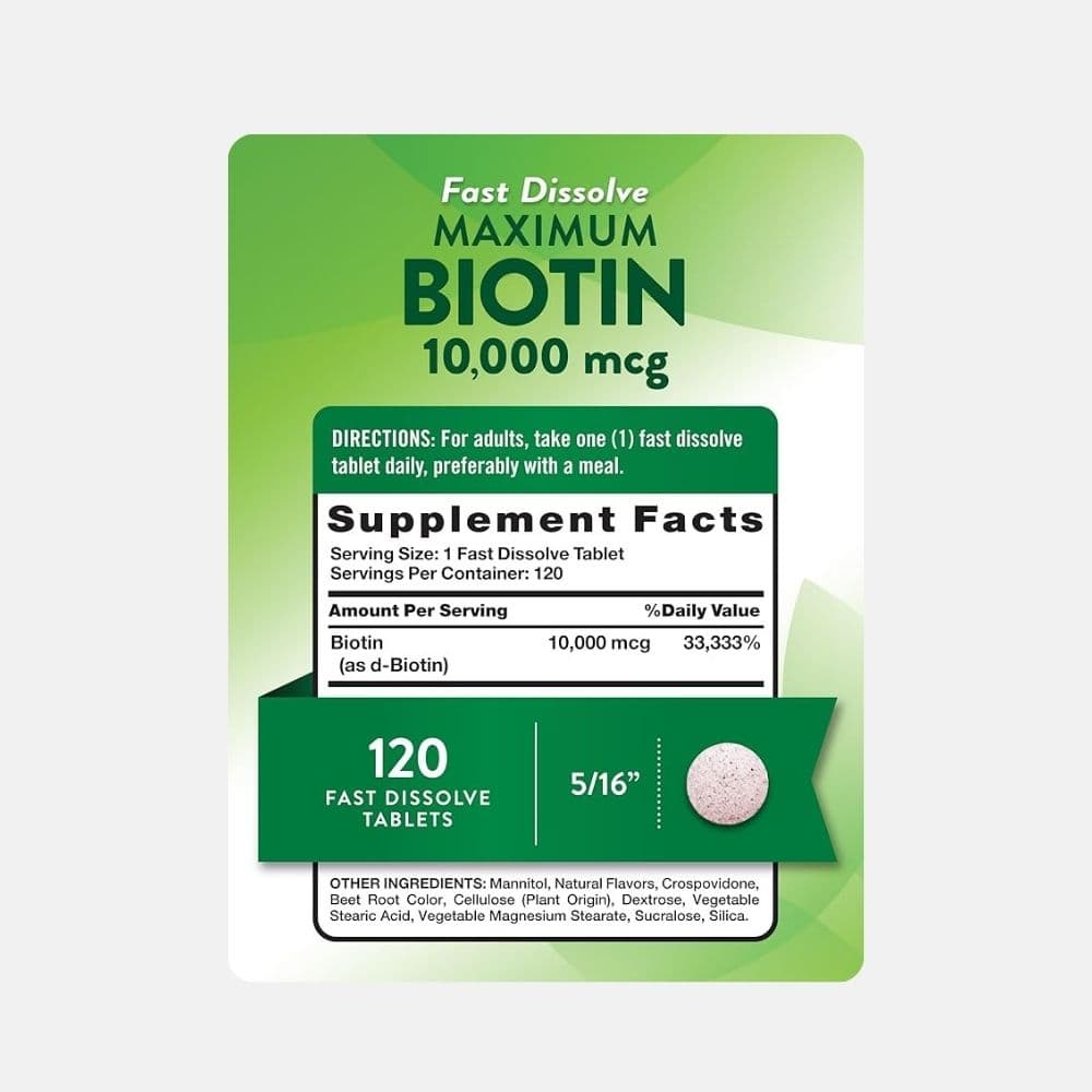 Natures Truth Biotin 10000mcg 2