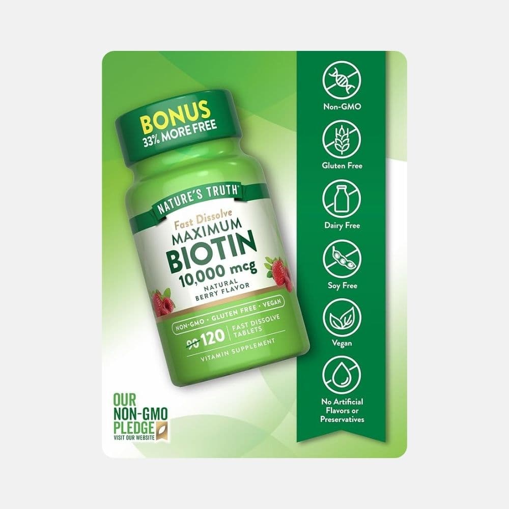Natures Truth Biotin 10000mcg 3