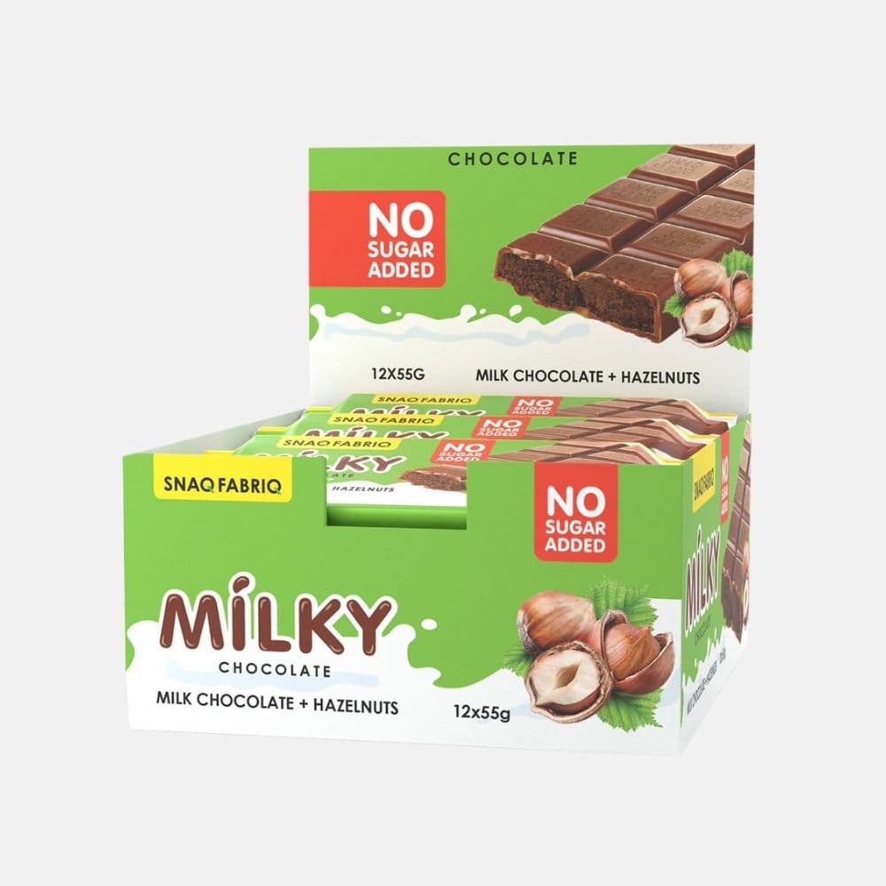 Snaq Fabriq Milky Chocolate Hazelnut 55g 3