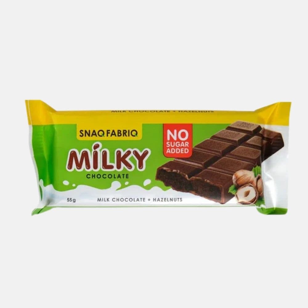 Snaq Fabriq Milky Chocolate Hazelnut 55g
