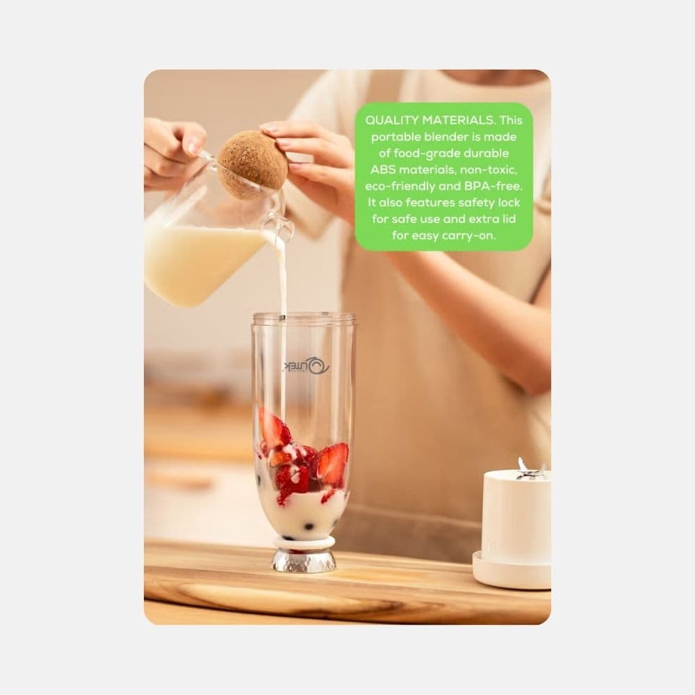 Qutek Portable Mini Fruit Blender 4