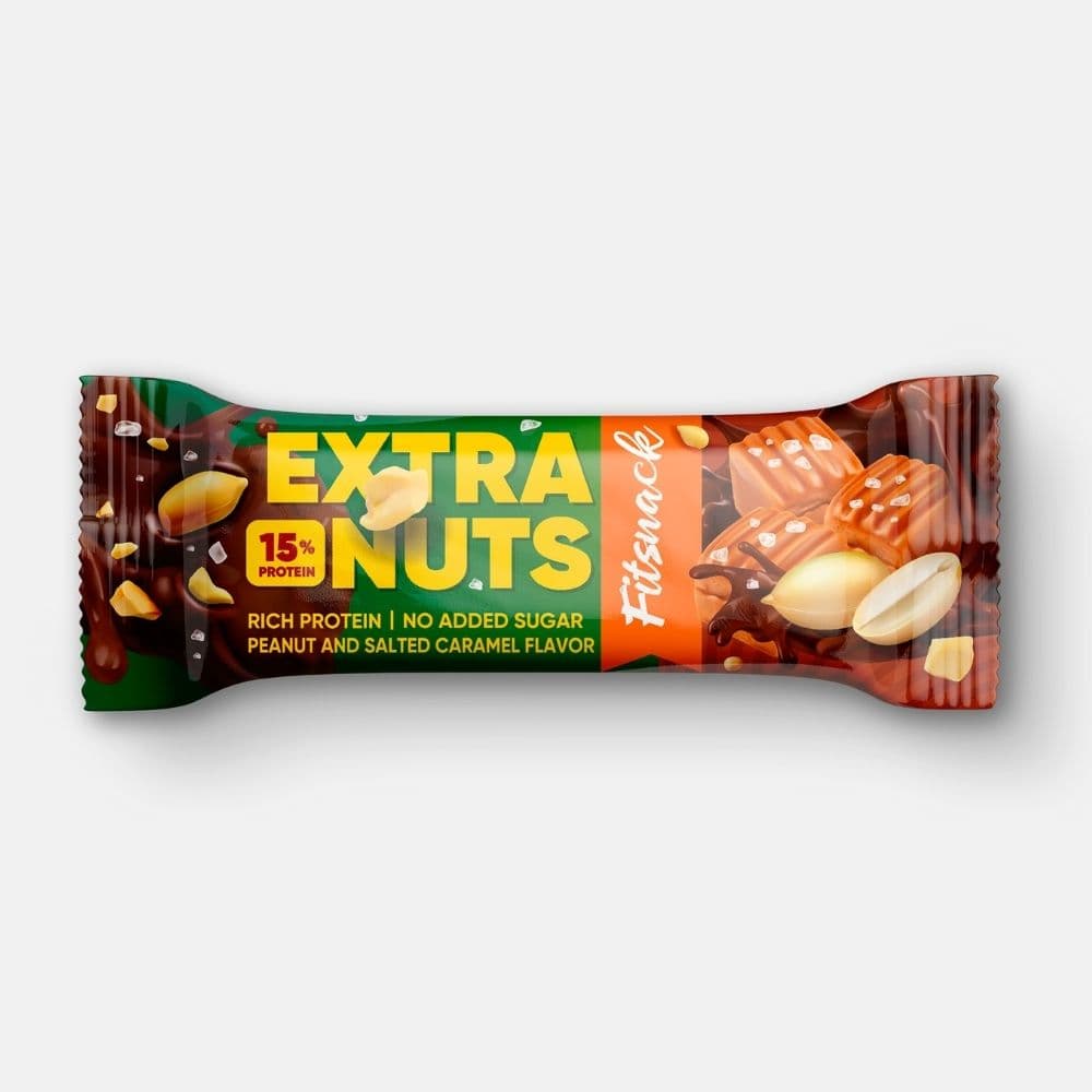 FITSNACK EXTRA NUT PEANUT & CARAMEL 45G