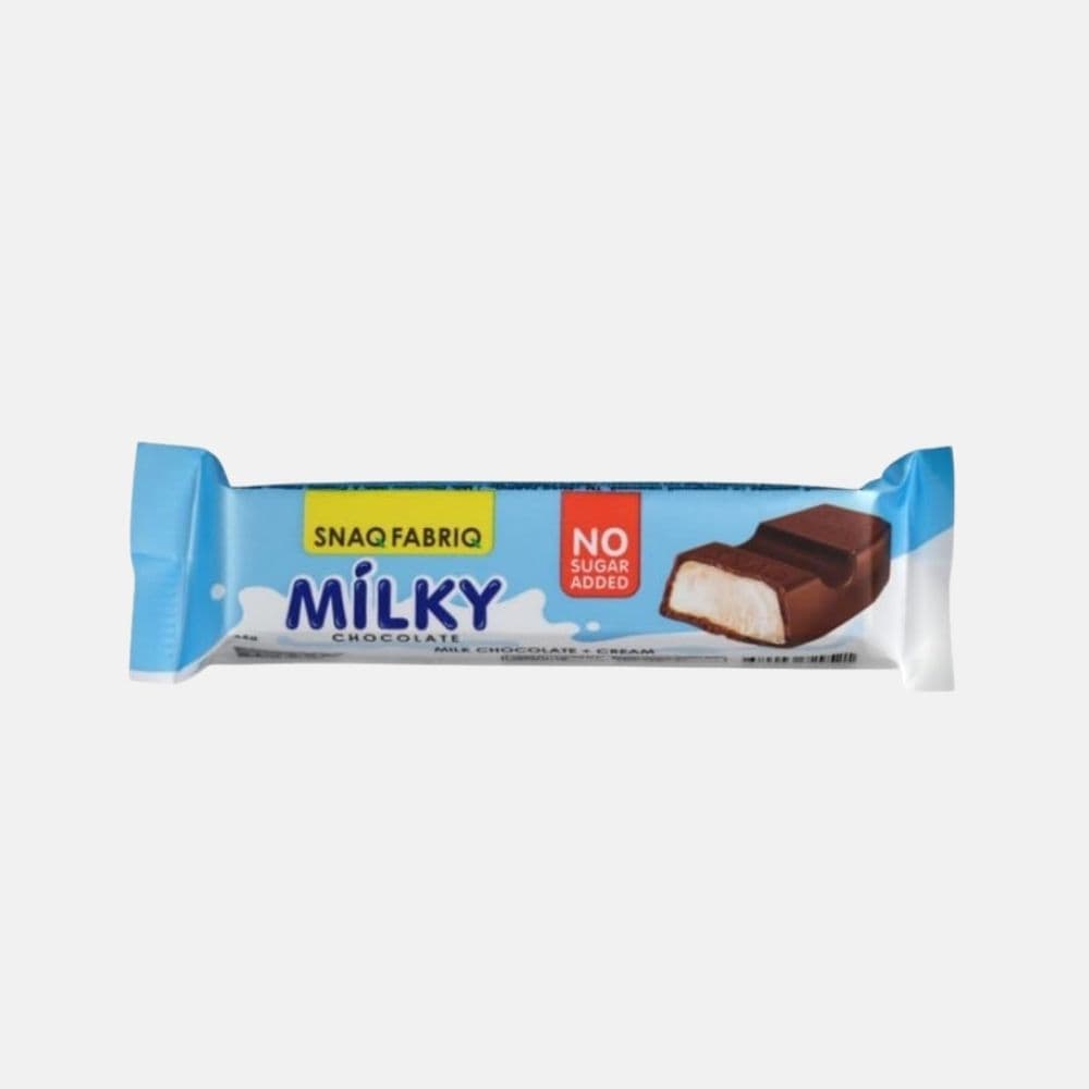 Snaq Fabriq Milk 34g chocolate and cream