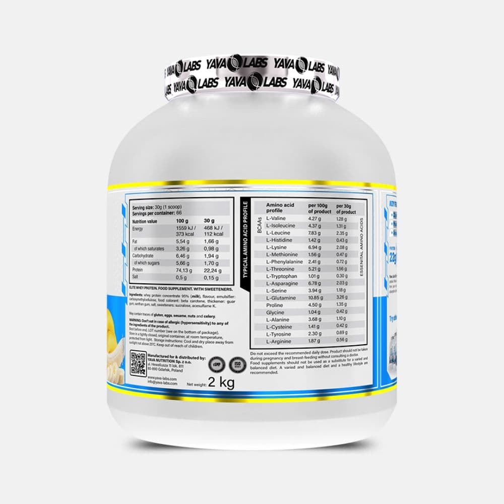 YAVA LABS ELITE WHEY info