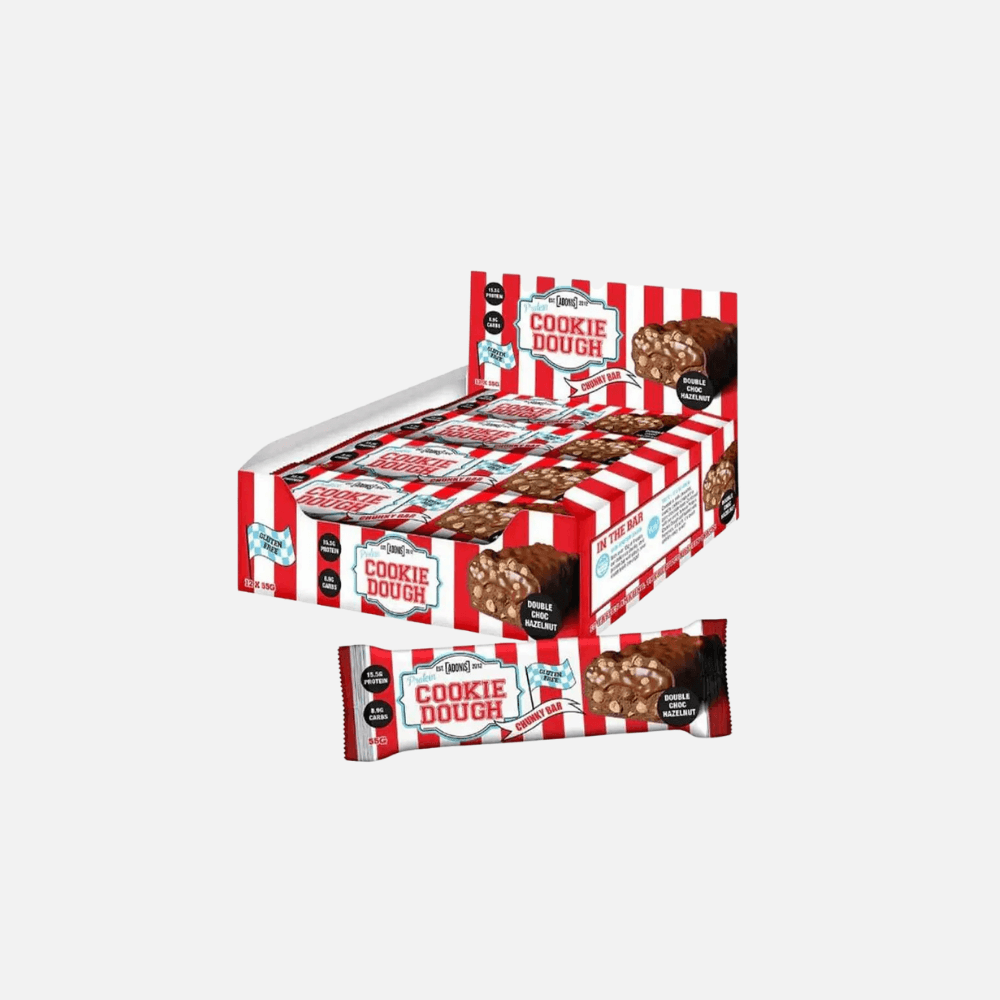 Adonis Cookie Dough Protein Bar D Choc Hazelnut 55g 3