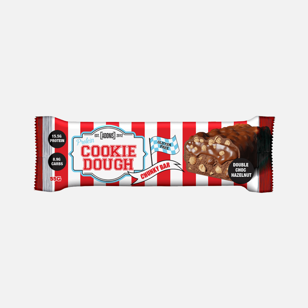 Adonis Cookie Dough Protein Bar D Choc Hazelnut 55g
