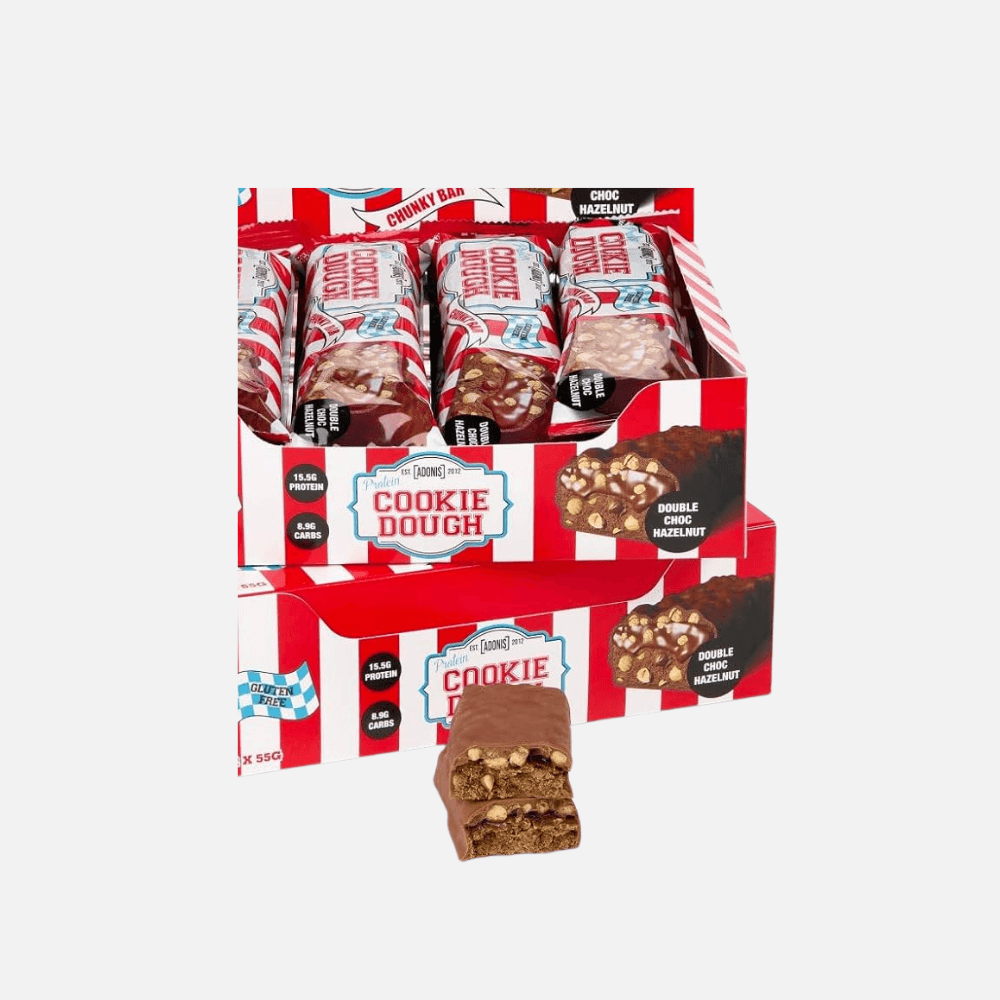 Adonis Cookie Dough Protein Bar D Choc Hazelnut 55g 2