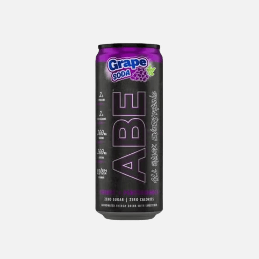 An Abe Energyperformance American Grape Soda 330 Ml