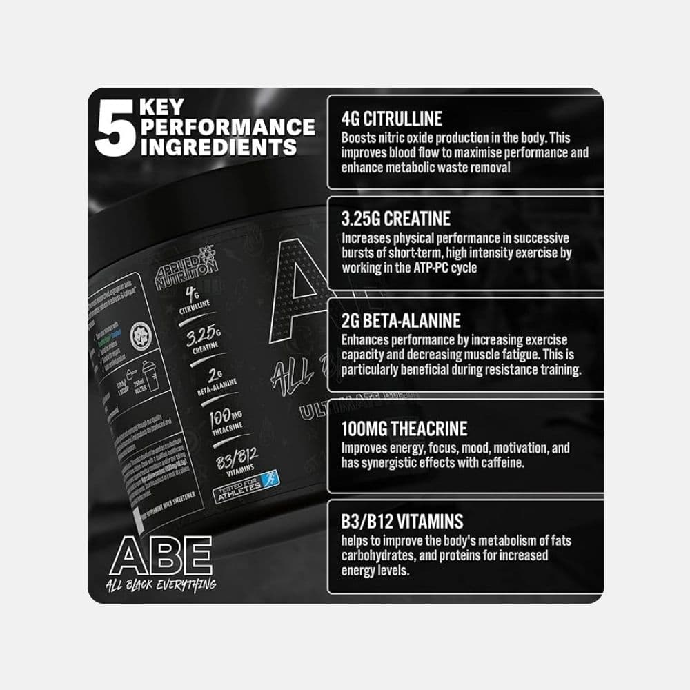 Applied Nutrition Abe Pre Workout 315g Fruit Punch 4