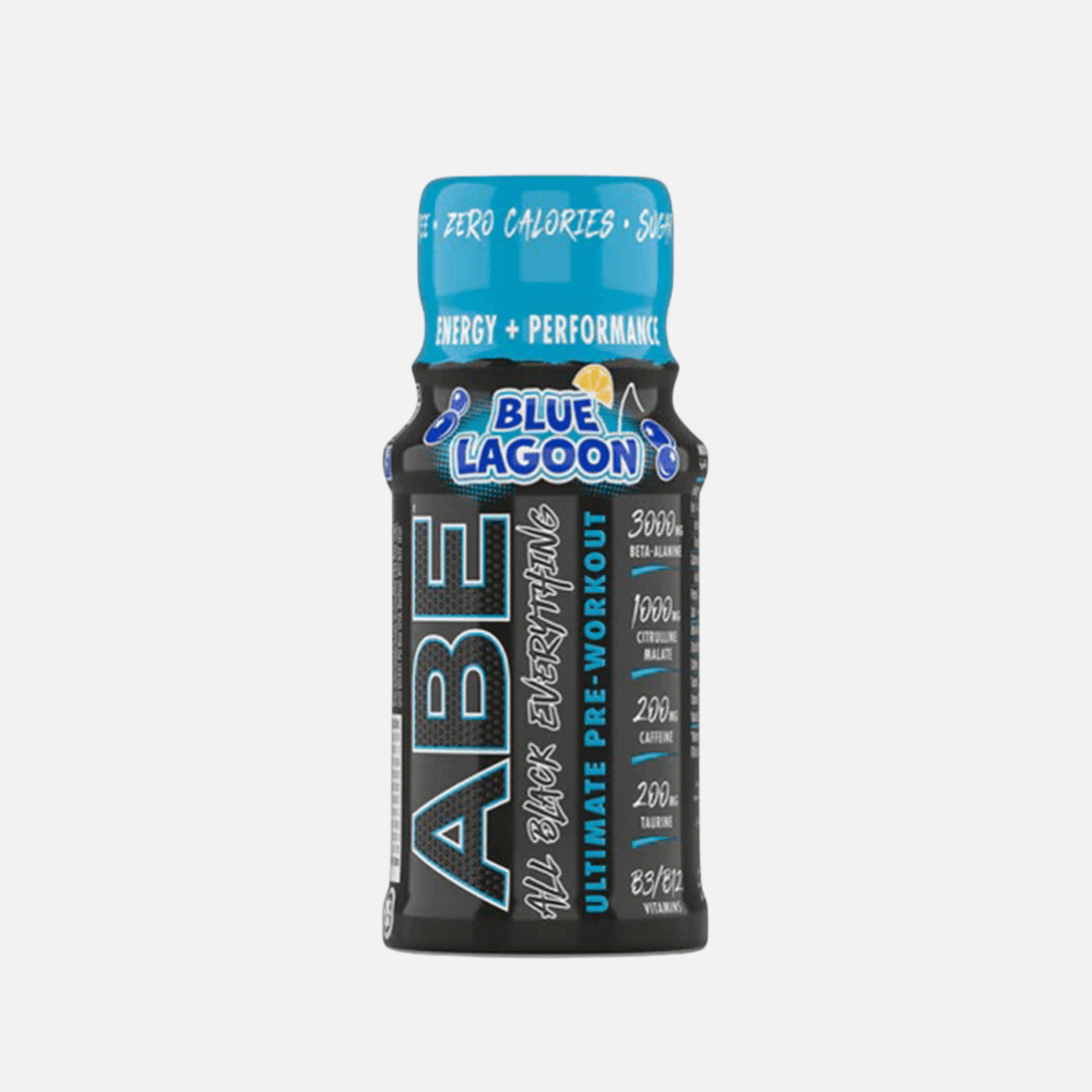 An Abe Ultimate Pre Work Out Shot Blue Lagoon 60ml