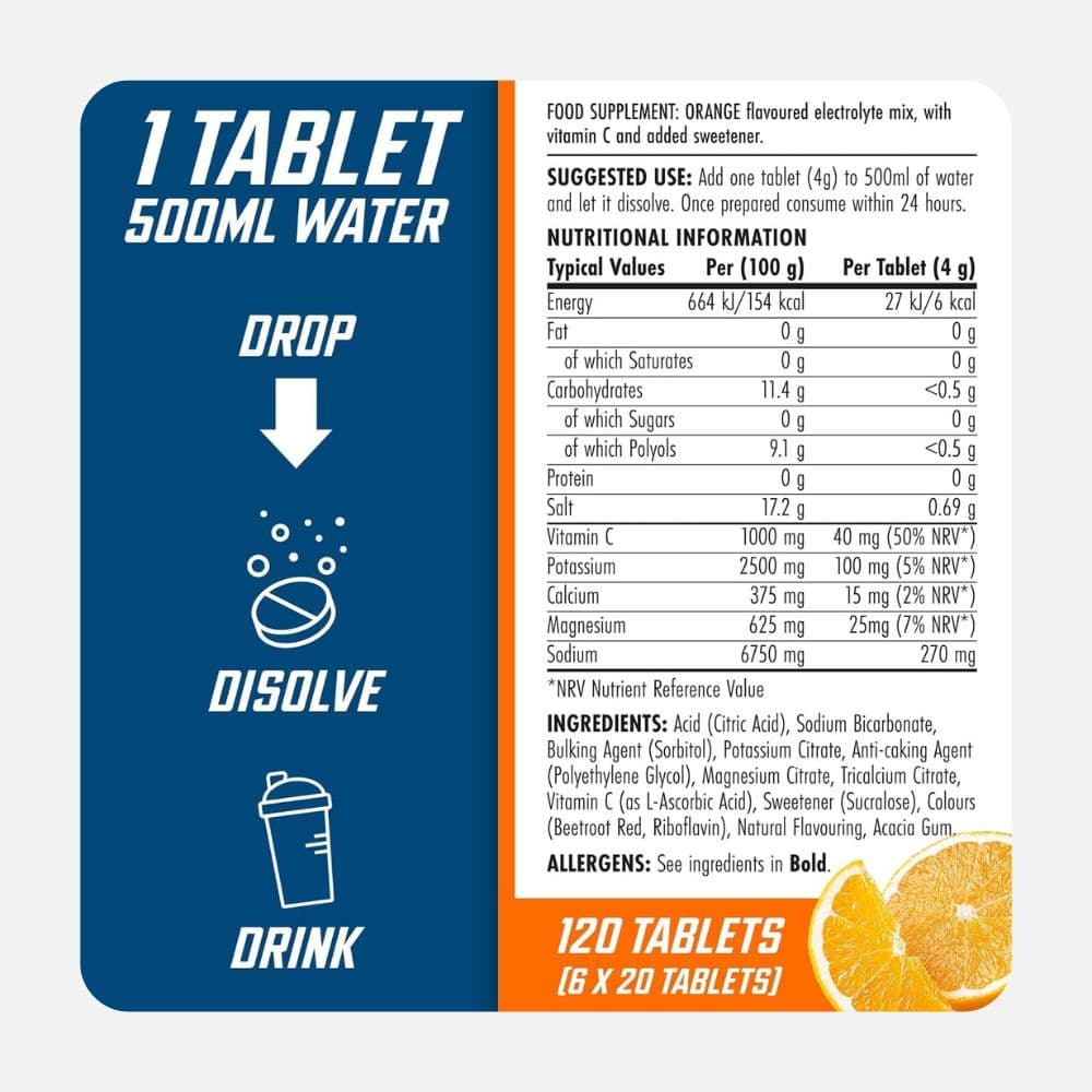 Applied Nutrition Electrolyte Orange 20 Tabs 4
