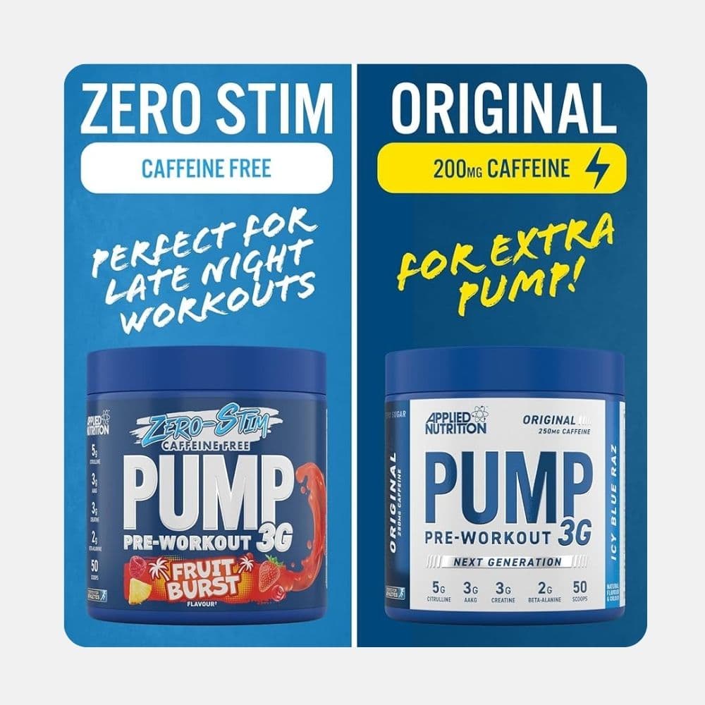Applied Nutrition Pump Zero Fruit Burst 375g 4