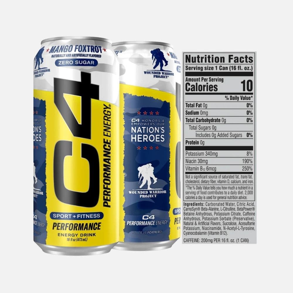 Cellucor C4 On The Go Crb Mango Foxtrtot 16 Fl Oz 4