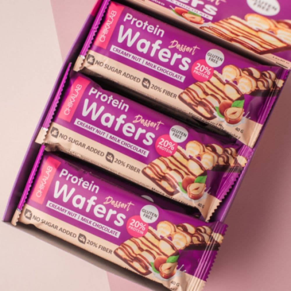 Chikalab Protein Wafers Creamy Nut 40g Img 4