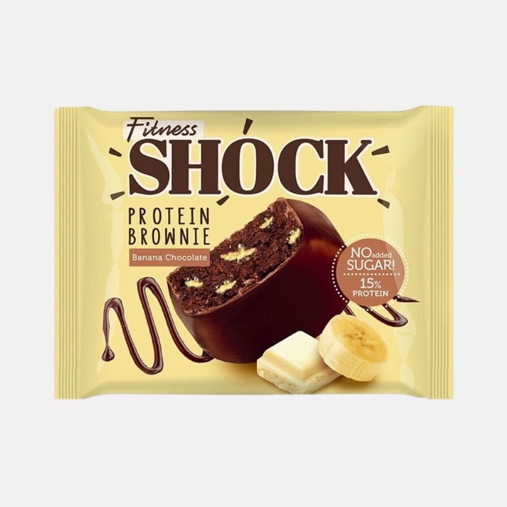 Fitness Shock Protein Brownie 50g Banana Choc