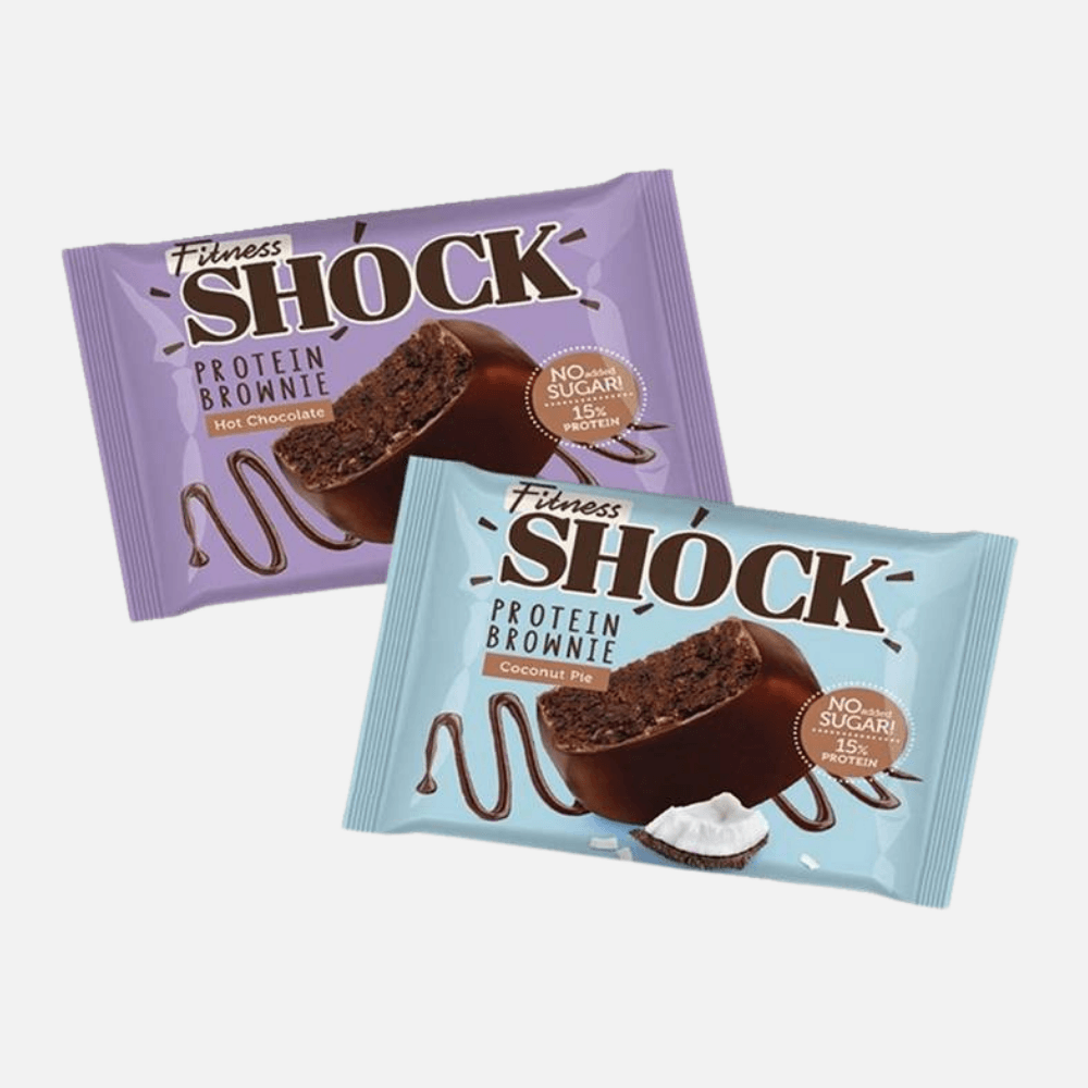Fitness Shock Protein Brownie Coconut Pie 50g 3
