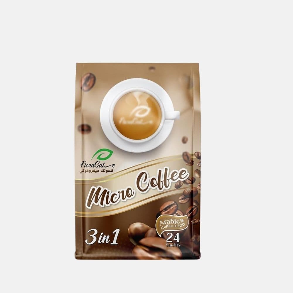 Floragate Micro Arabica 3in1 Coffee 24 Sachets 384g 2