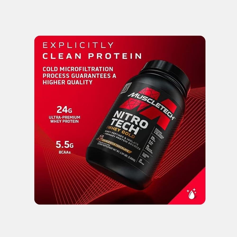 Muscletech Whey Gold Strawberry Shortcake 2lb 4