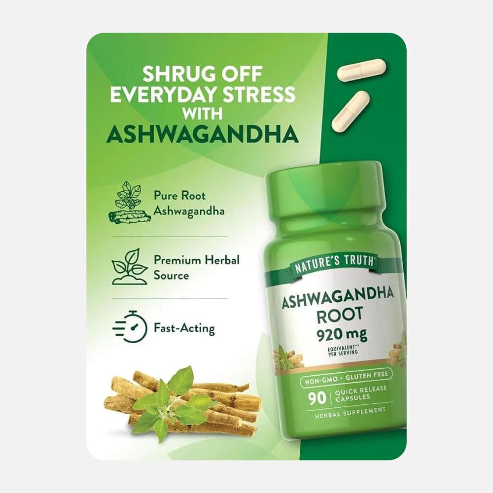 Natures Truth Ashwaganda Root 90 Cap 2
