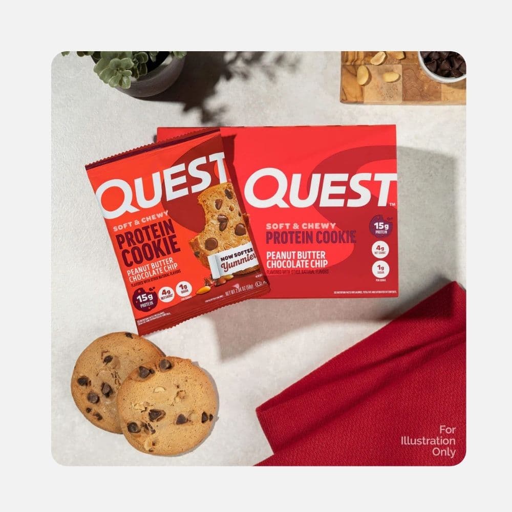 Quest Soft Chewy Cookie Pb Choc Chip 58g 4