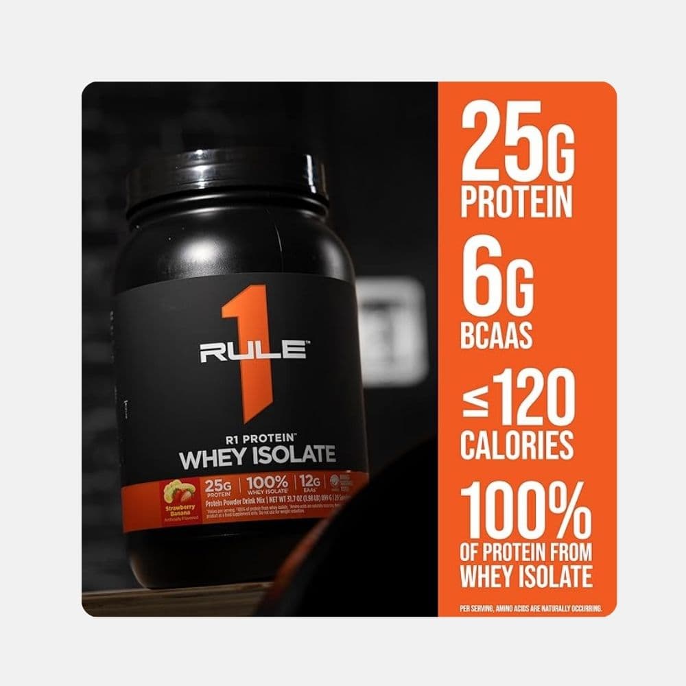 R1 Rule Whey Isolate Strawberries Cream 227kg 5