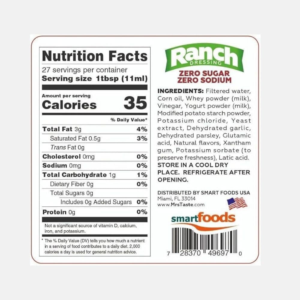 Mrs Taste Ranch Dressing 300ml 2