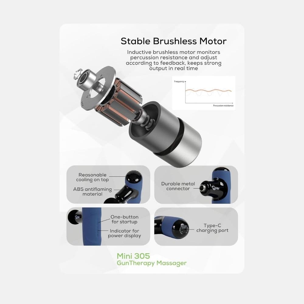 Qutek Mini 305 Gun Massager 7