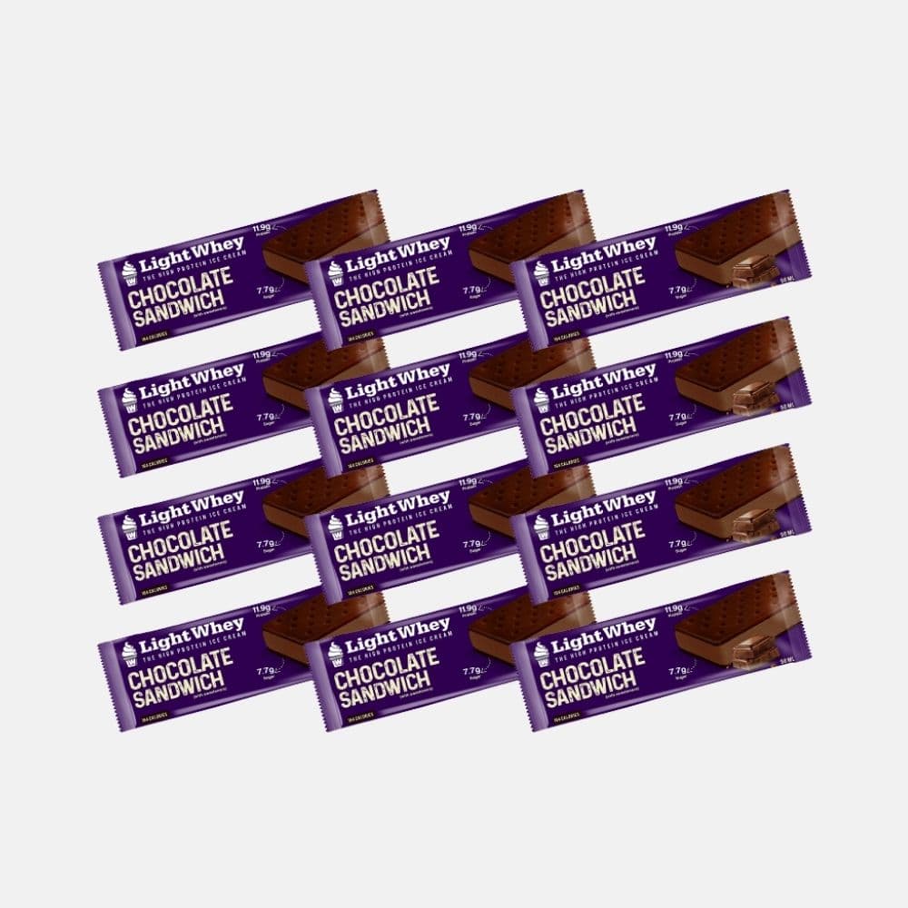 Light Whey Chocolate Sandwich Ice Cream 90 Ml 2