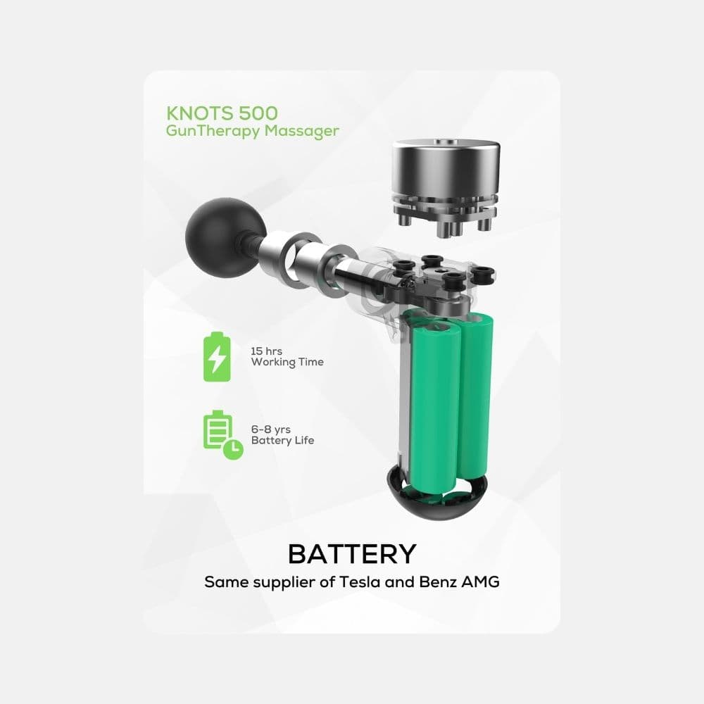 Qutek Knots500 Gun Massager 6