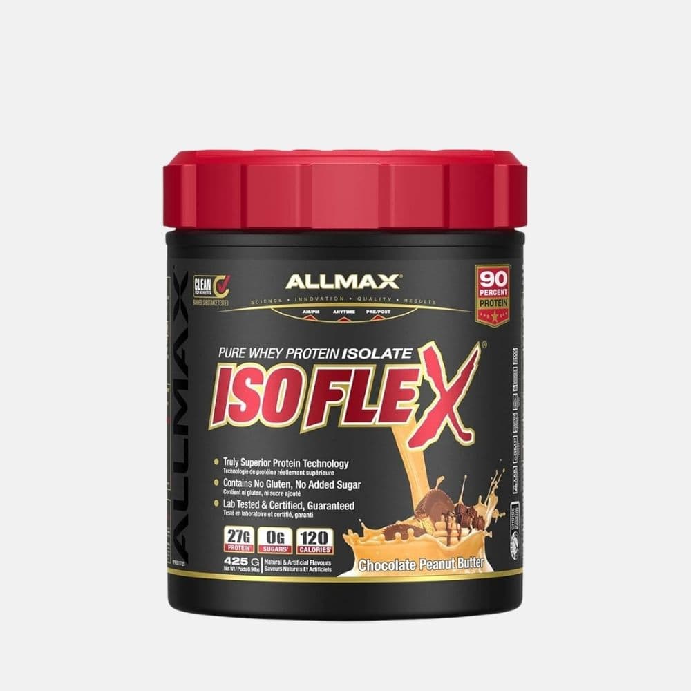 ALLALLMAX ISOFLEX PROTEIN CHOCOLATE PEANGUT BUTTER 425MAX ISOFLEX PROTEIN CHOCOLATE PEANGUT BUTTER 425