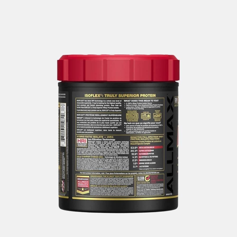 ALLALLMAX ISOFLEX PROTEIN CHOCOLATE PEANGUT BUTTER 425MAX ISOFLEX PROTEIN CHOCOLATE PEANGUT BUTTER 4253