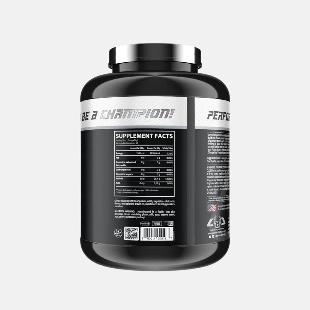 CORE CHAMPS BEEF ISOLATE 1.8KG pineapple chill1