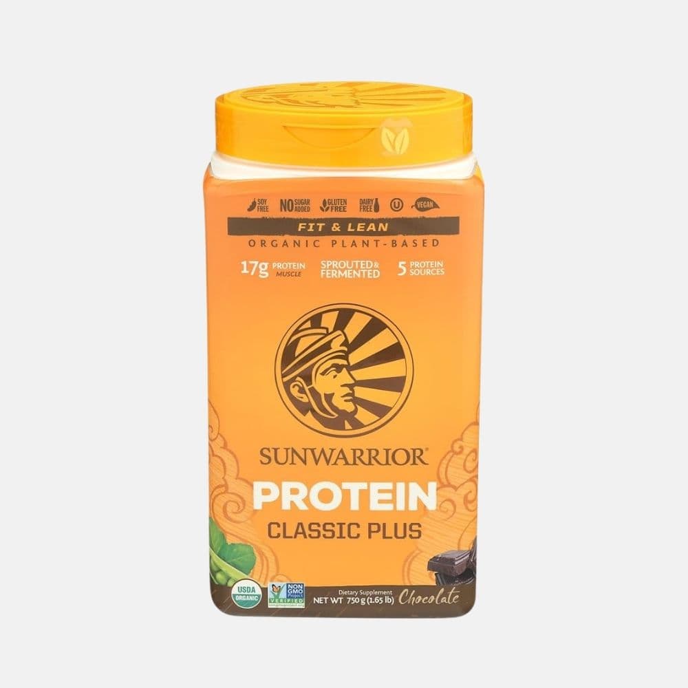 SUN WARRIOR PROTEIN CLASSIC PLUS ORGANIC CHOCOLATE 750G