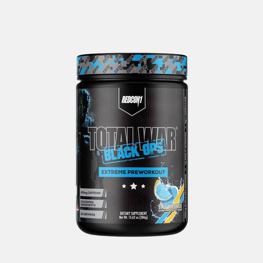 Total War Black Ops Extreme Pre Workout Tigers Blood blue lemonade