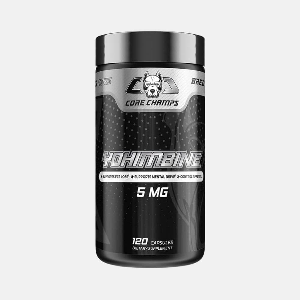 Core Champs Yohimbine Bark Extract – 5mg (120 Capsules)