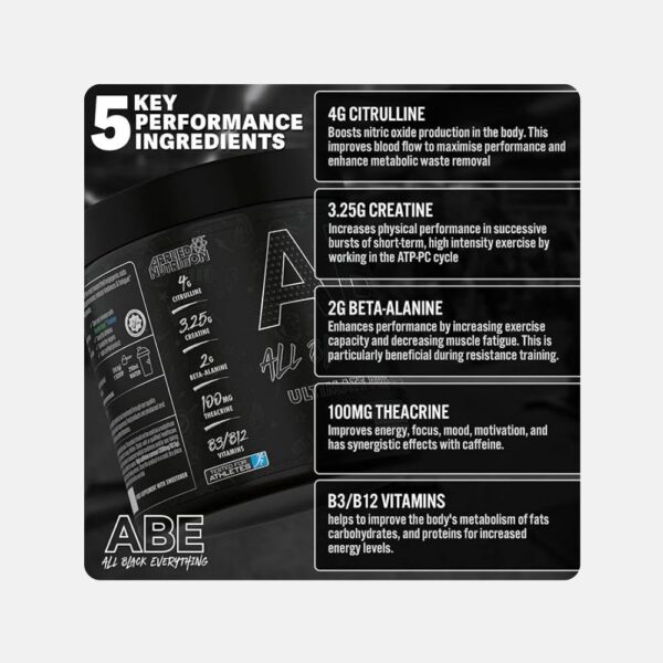 Applied Nutrition Abe Pre Workout 315g Fruit Punch 4