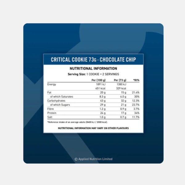 An Critical Cookie Choc Chip 73g 2