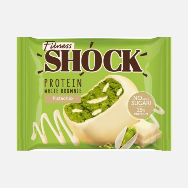 Fitness Shock Protein W Brownie Pistachio 50g