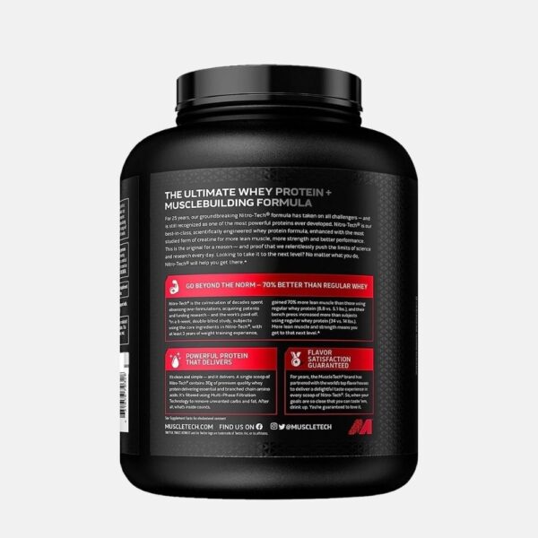 Muscletech Nitro Tech Milk Chocolate 18kg 2