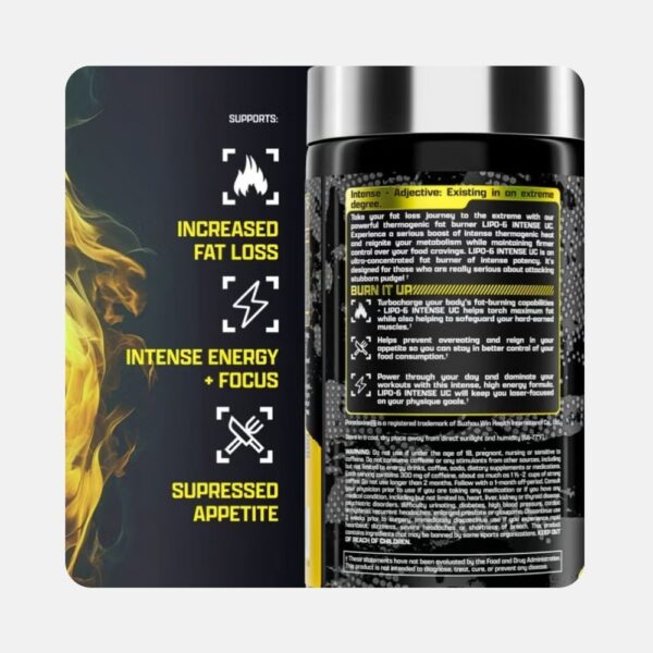 Nutrex Lipo6 Black Intense Uc 60 Caps 3