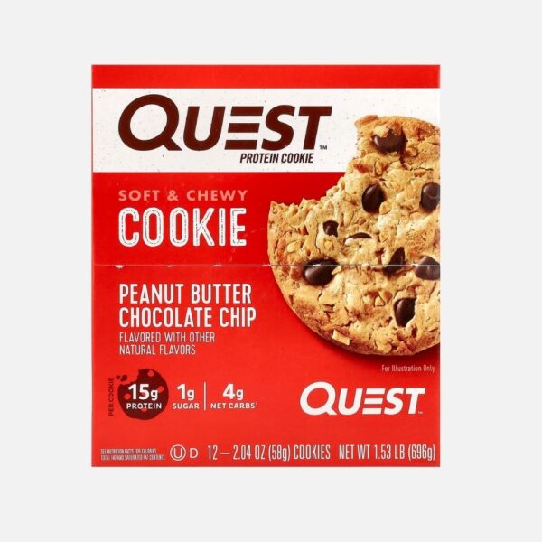 Quest Soft Chewy Cookie Pb Choc Chip 58g